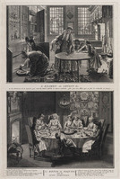 KG 11821
<br/>
Beproeving van het zuurdesem & Het Paasmaal
<br/>
<em>Picart, Bernard (1673-1733)</em>